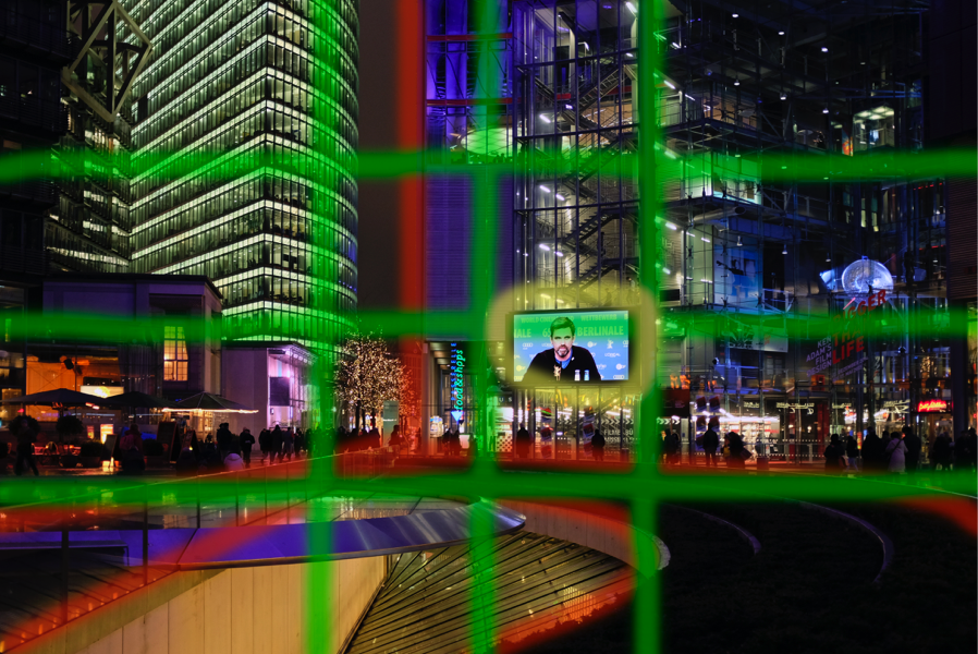 Exposure details for urban architecture, Sony Center, Berlin