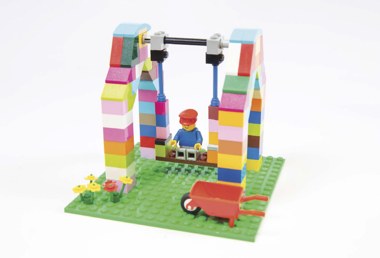 Building A Playground Swing - Lego with Dad