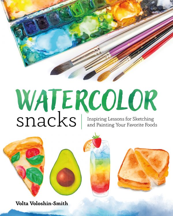 Watercolor snacks cover