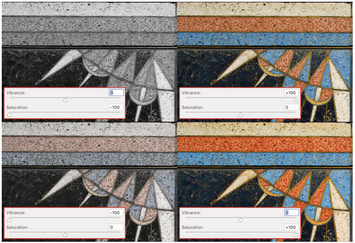 Vibrance & Hue/Saturation - RockyNook