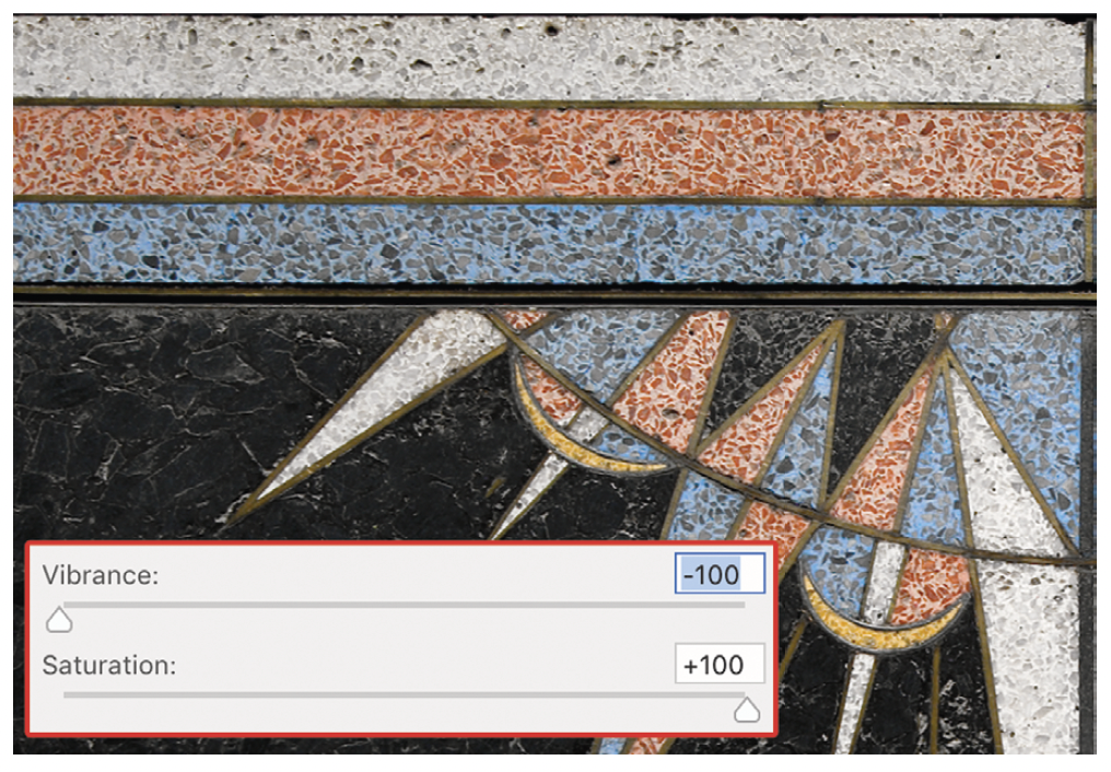 Vibrance & Hue/Saturation - RockyNook