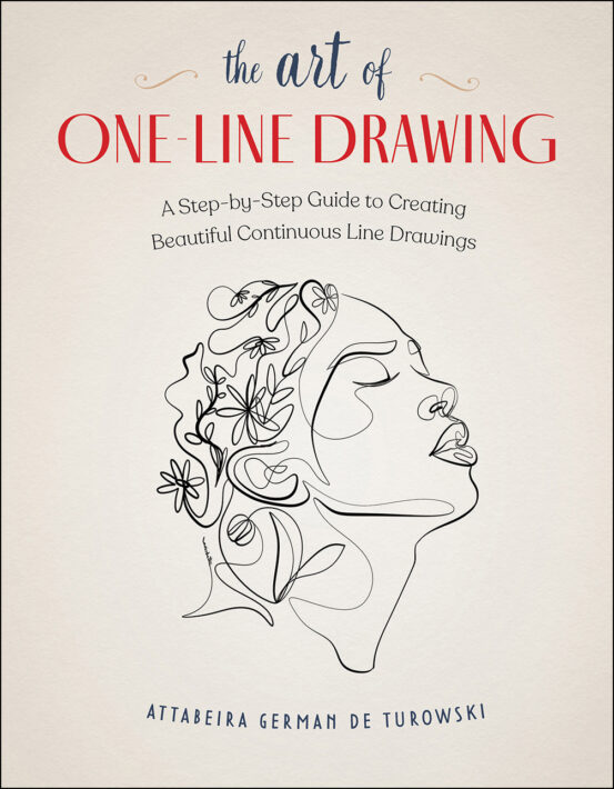 one-line drawing book cover