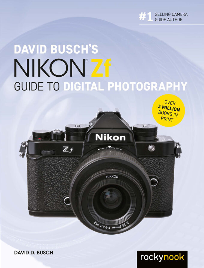 David Busch’s Nikon Zf Guide to Digital Photography Book cover for David Busch’s Nikon Zf Guide to Digital Photography