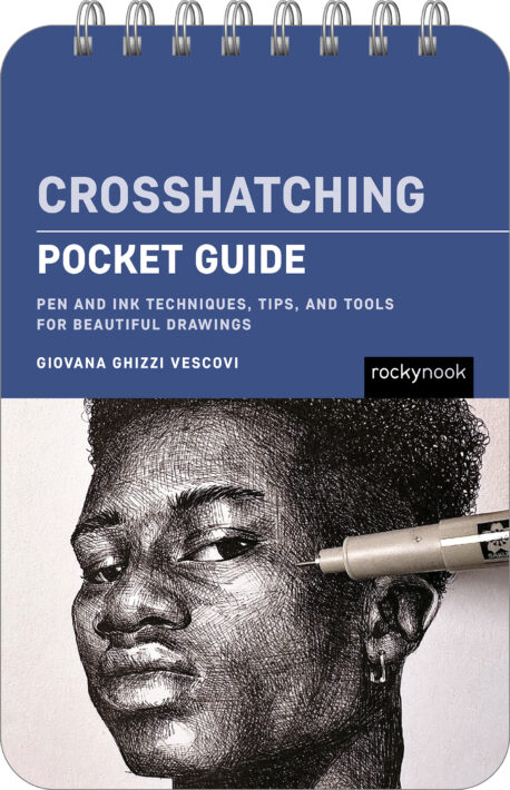 Crosshatching pocket guide cover